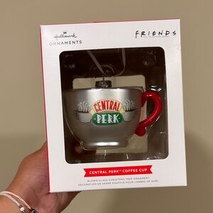 Hallmark Central Perk Coffee Cup Ornament with Red Handle